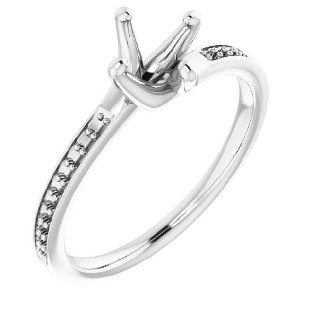 Accented Engagement Ring