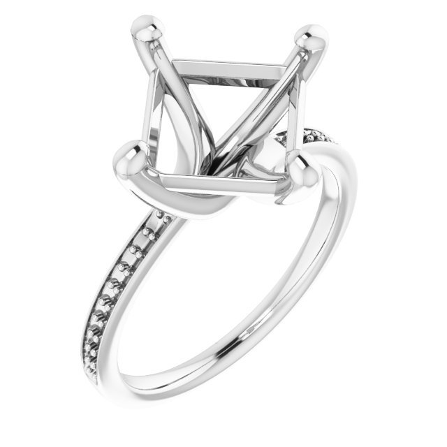 Accented Engagement Ring