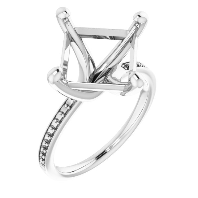 Accented Engagement Ring