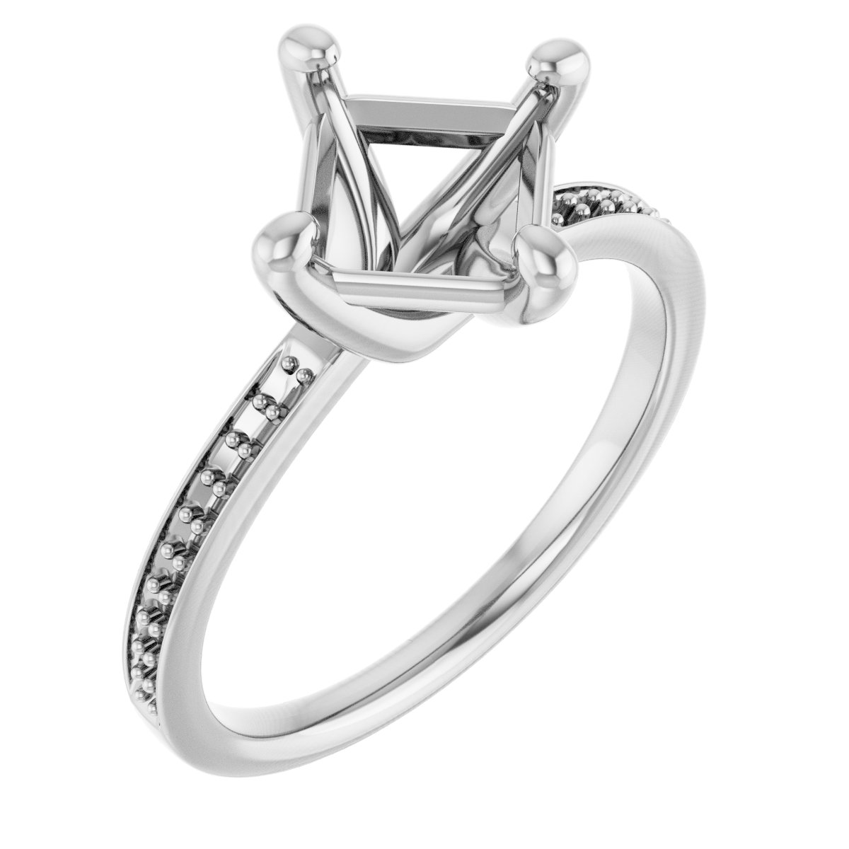 Accented Engagement Ring