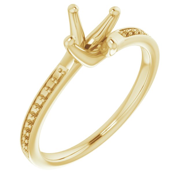 Accented Engagement Ring