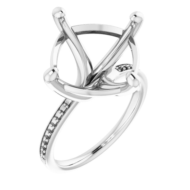 Accented Engagement Ring