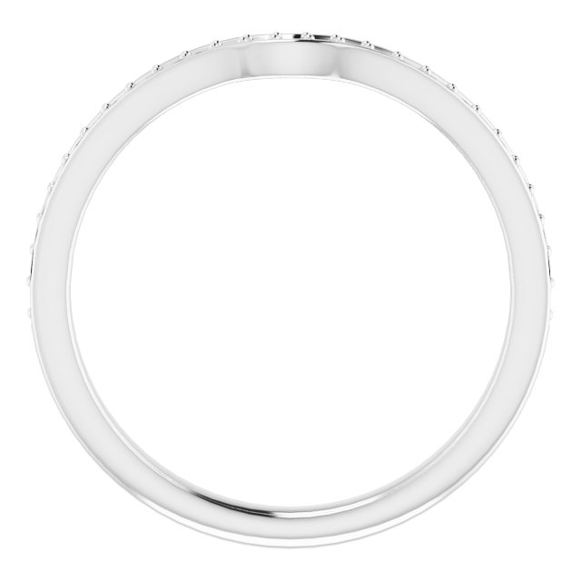 Band Mounting for 7.5 mm Square Ring view 2