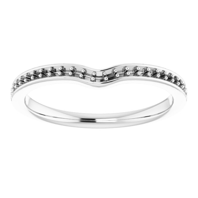 Band Mounting for 7.5 mm Square Ring view 3