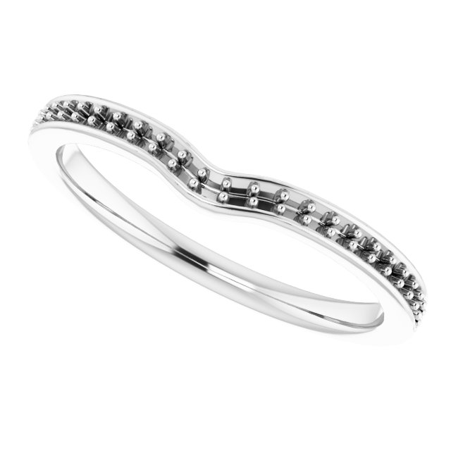 Band Mounting for 7.5 mm Square Ring view 5