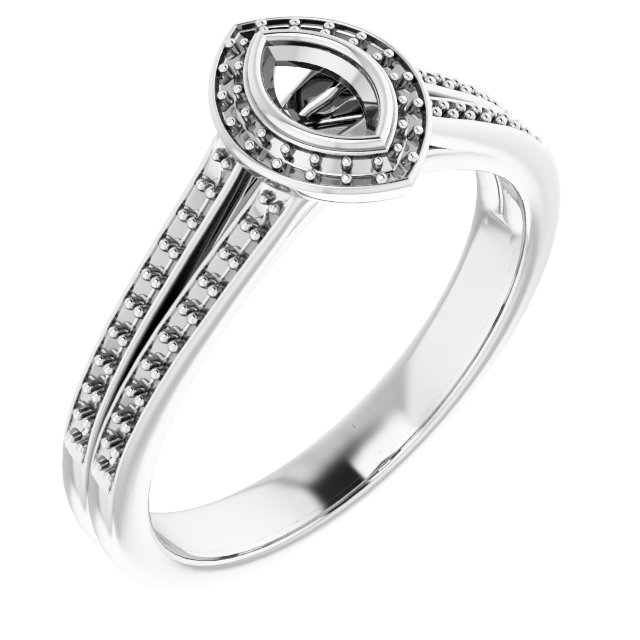 14k White Gold