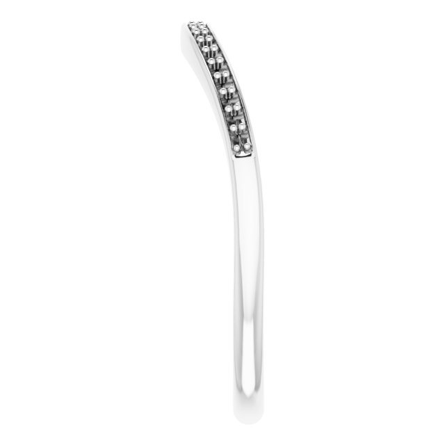 Band Mounting for 12x6 mm Marquise Ring view 4