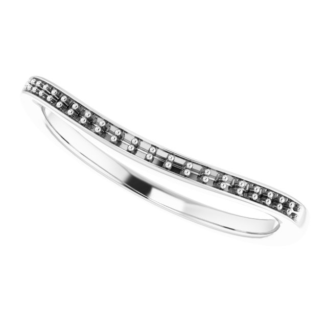 Band Mounting for 12x6 mm Marquise Ring view 5