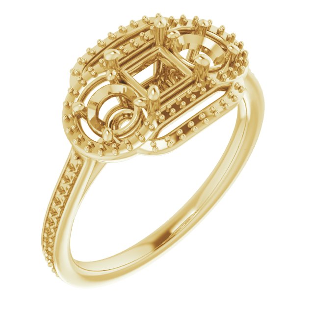 14k Yellow Gold