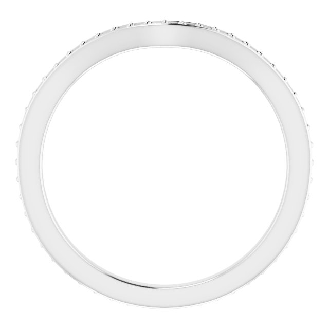 Band Mounting for 10 mm Asscher Ring view 2