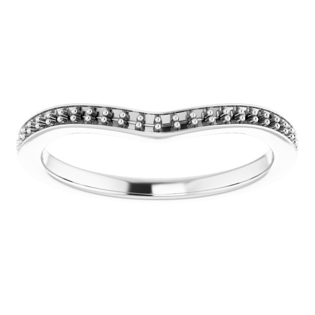 Band Mounting for 10 mm Asscher Ring view 3