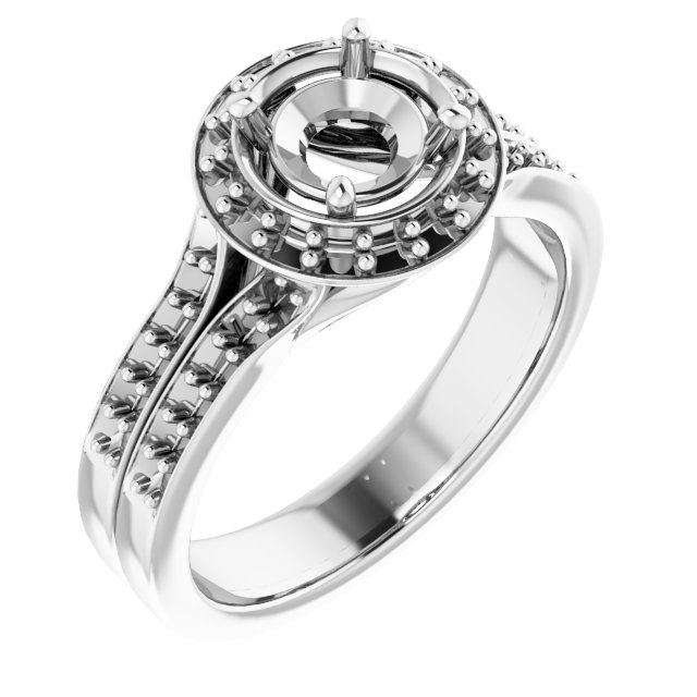 Halo-Style Engagement Ring