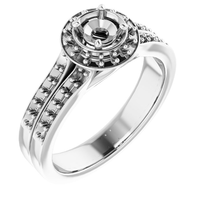 Halo-Style Engagement Ring