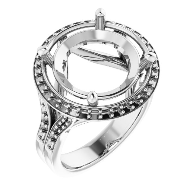 Halo-Style Engagement Ring