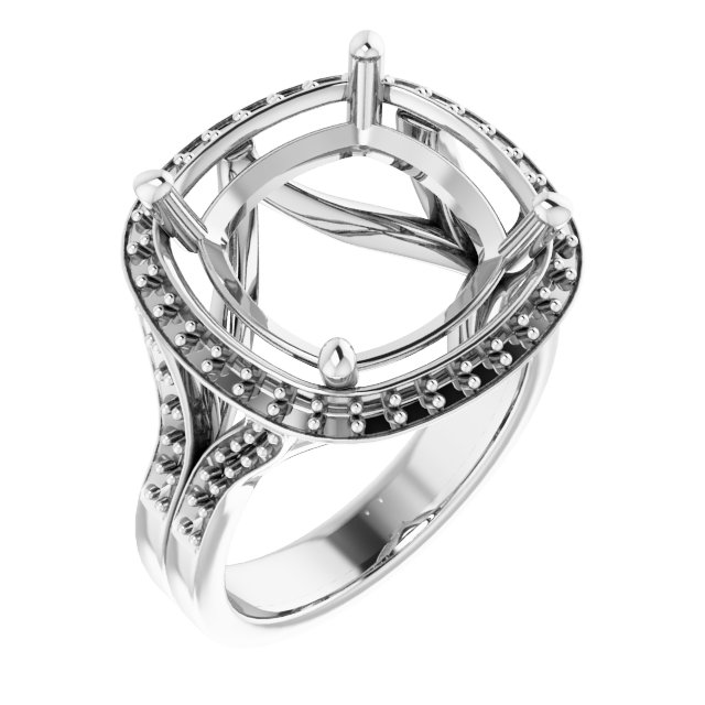 Halo-Style Engagement Ring