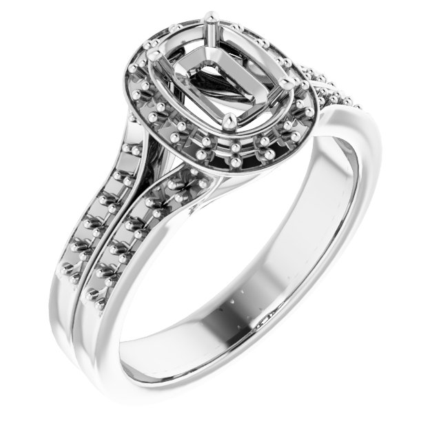 Halo-Style Engagement Ring