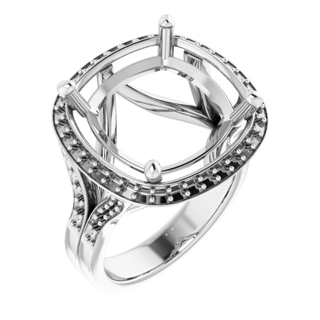 Halo-Style Engagement Ring