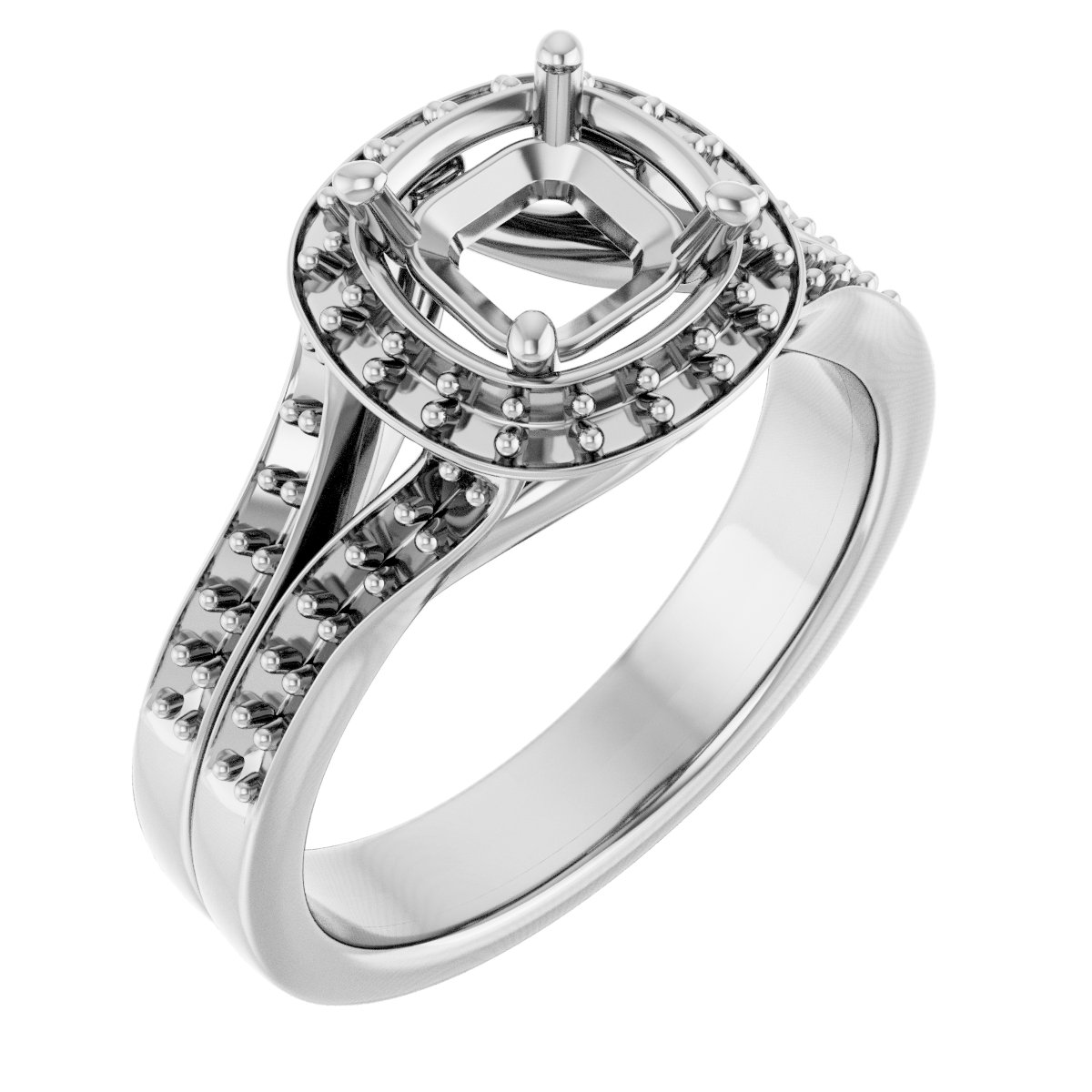 Halo-Style Engagement Ring