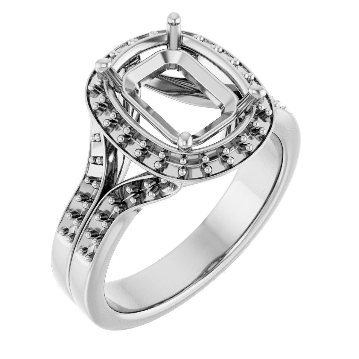 Halo-Style Engagement Ring