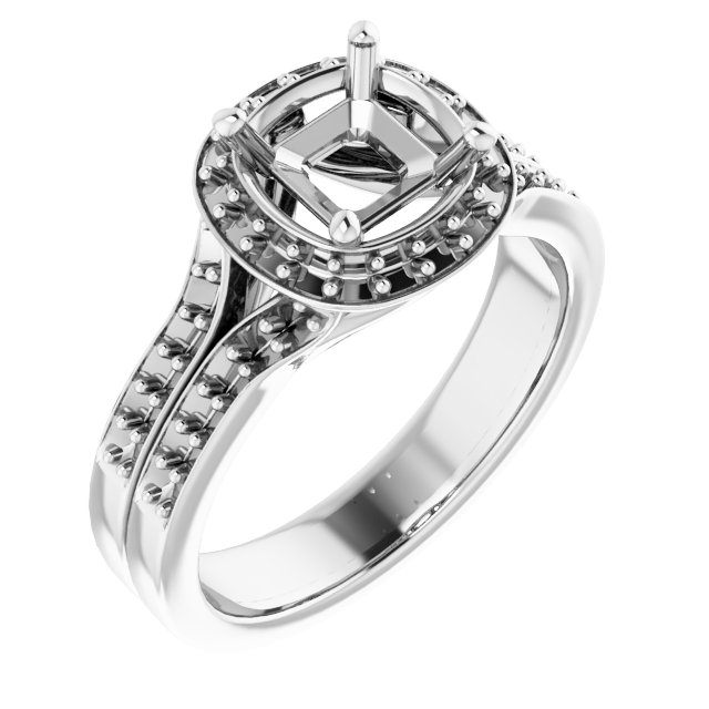 Halo-Style Engagement Ring
