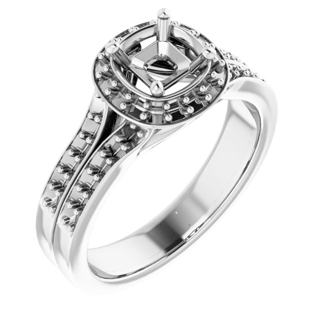 Halo-Style Engagement Ring