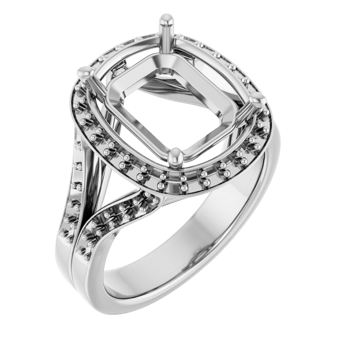 Halo-Style Engagement Ring