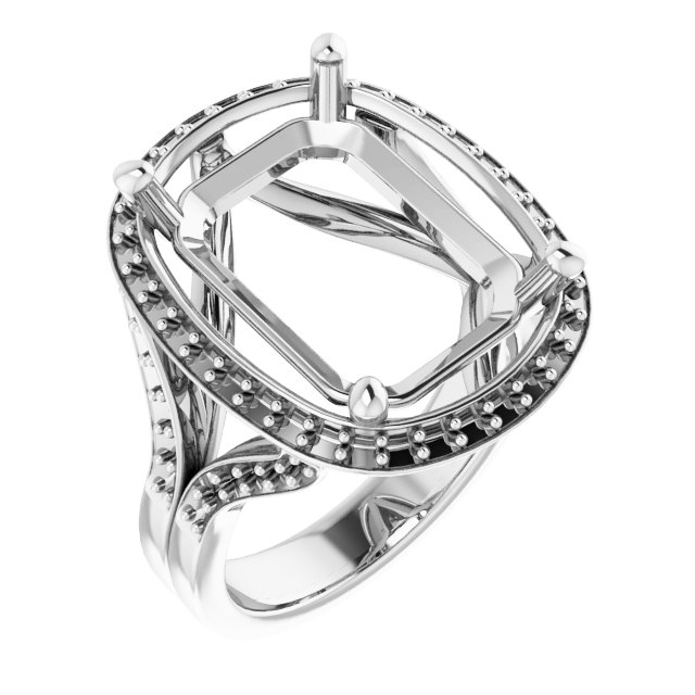 Halo-Style Engagement Ring