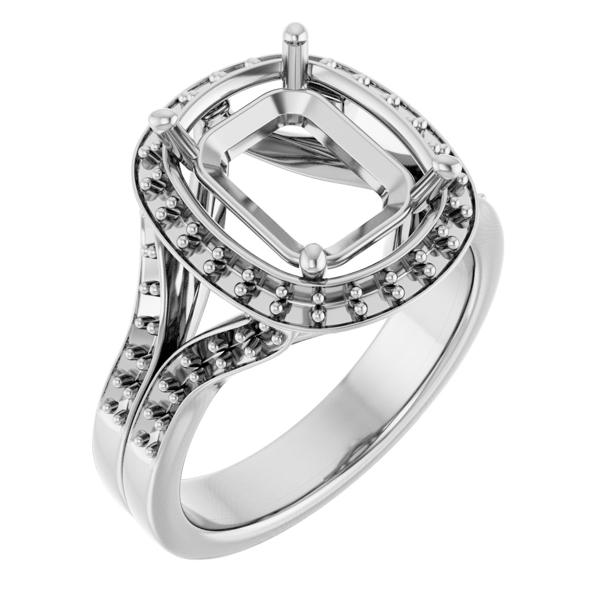 Halo-Style Engagement Ring