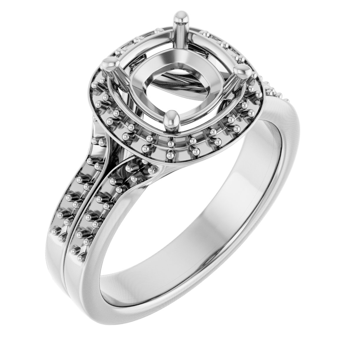 Halo-Style Engagement Ring