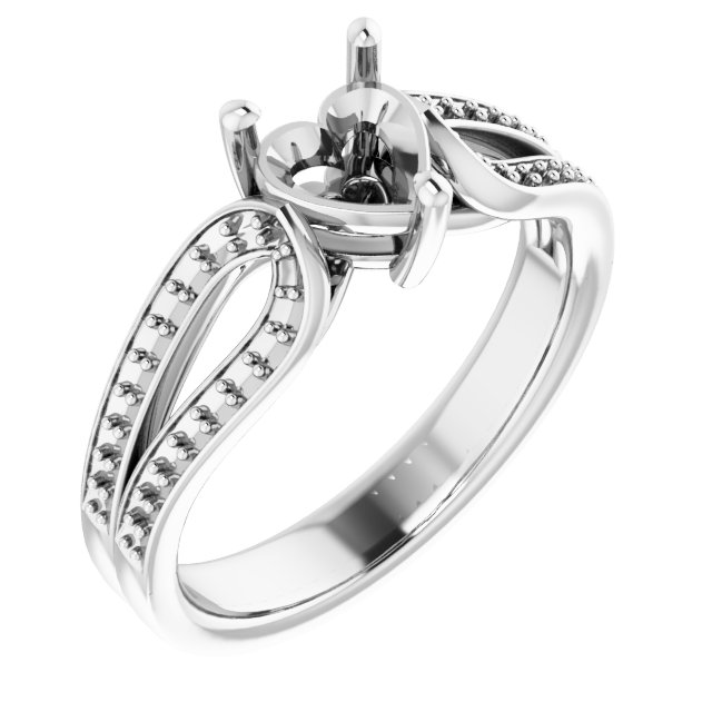 14k White Gold