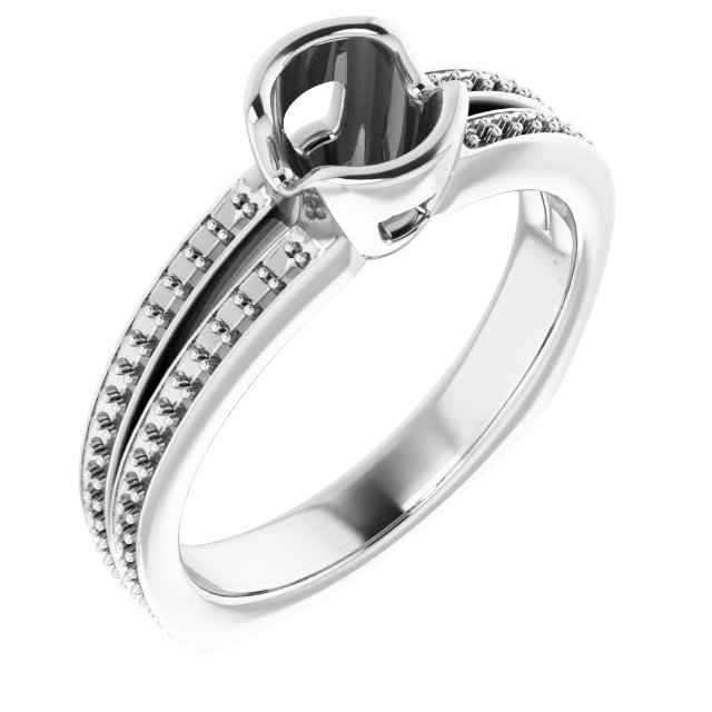 Bezel-Set Accented Ring