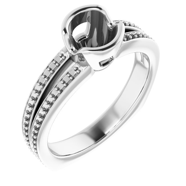 Bezel-Set Accented Ring