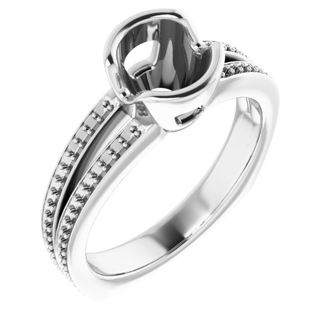 Bezel-Set Accented Ring