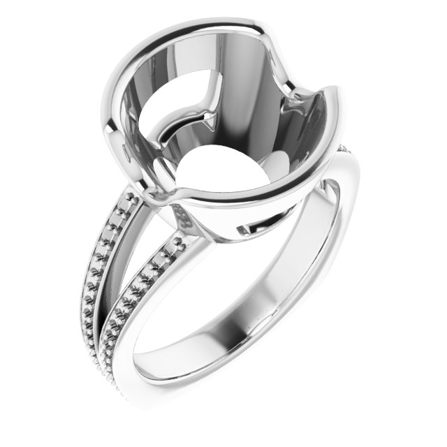 Bezel-Set Accented Ring