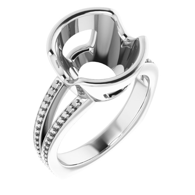 Bezel-Set Accented Ring