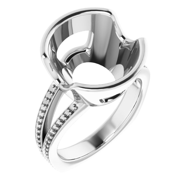 Bezel-Set Accented Ring
