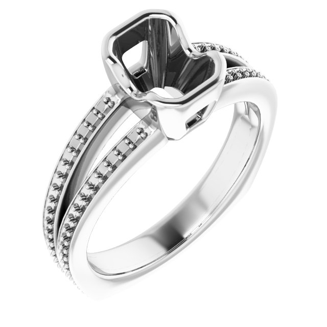 Bezel-Set Accented Ring