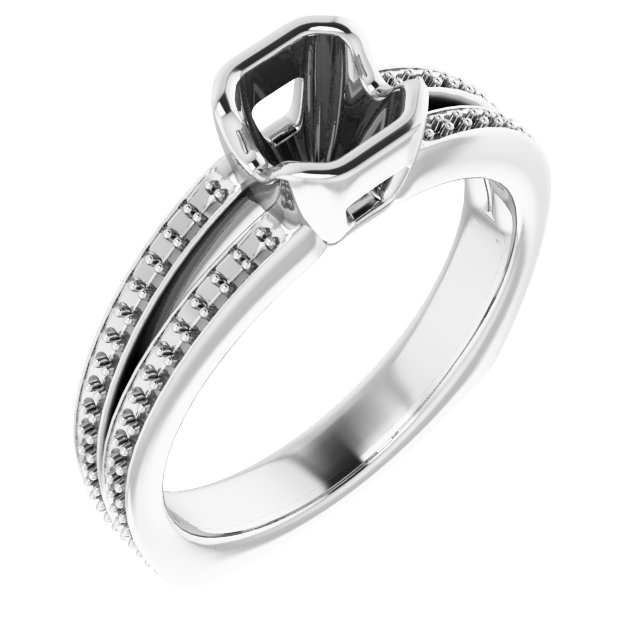 Bezel-Set Accented Ring