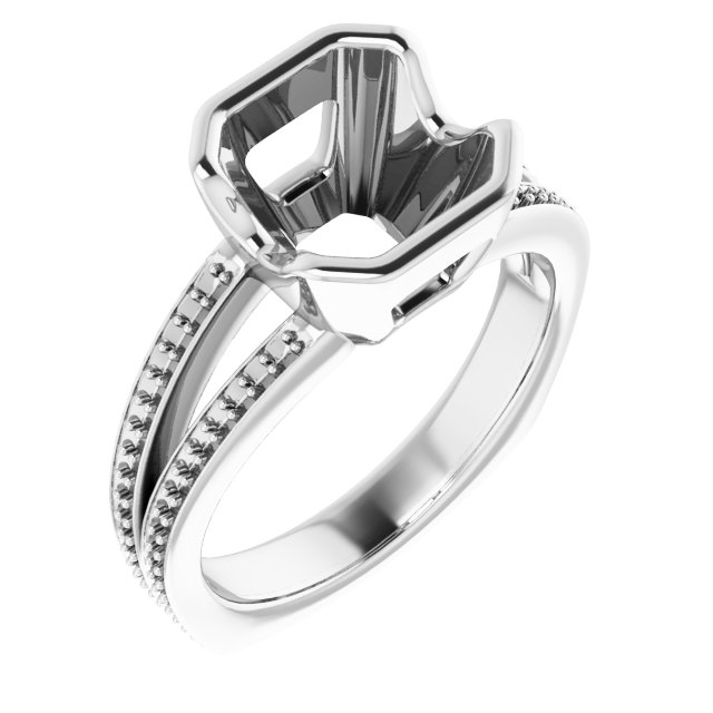 Bezel-Set Accented Ring