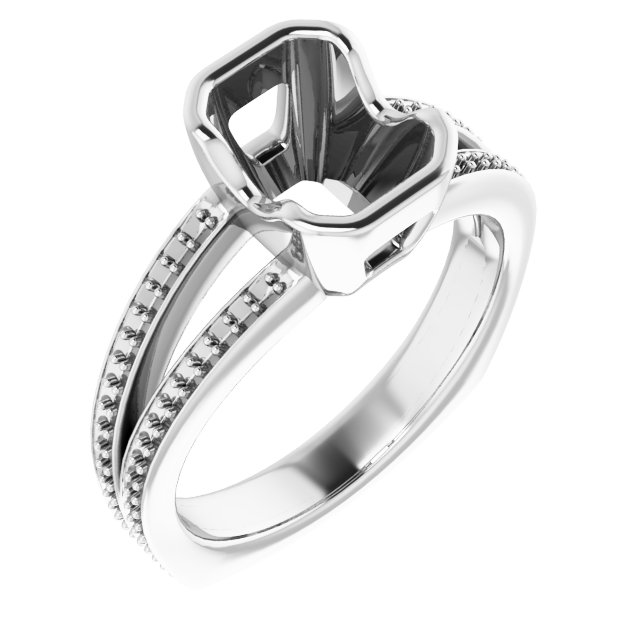 Bezel-Set Accented Ring
