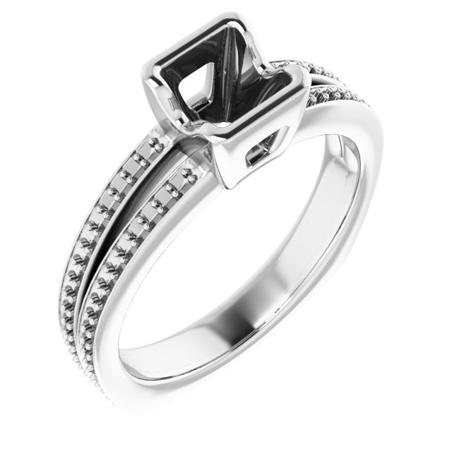 Bezel-Set Accented Ring