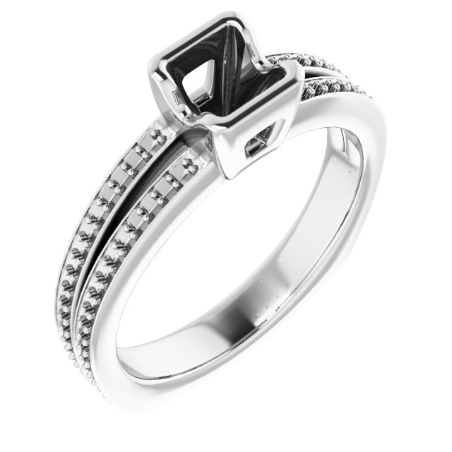 Bezel-Set Accented Ring