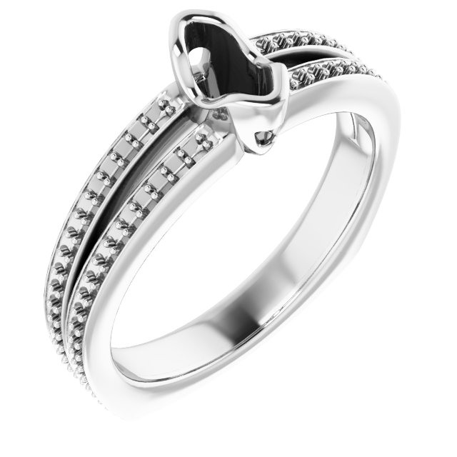 Bezel-Set Accented Ring
