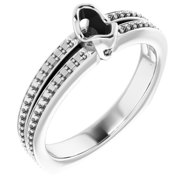 Bezel-Set Accented Ring