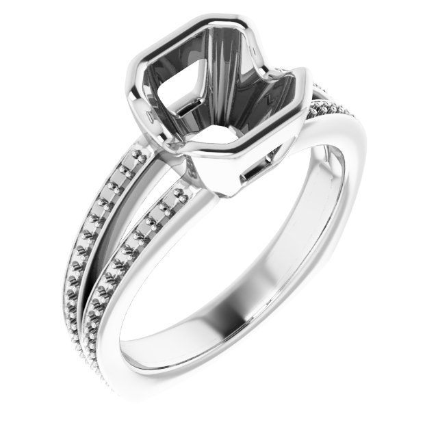Bezel-Set Accented Ring