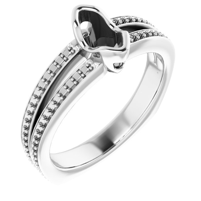 Bezel-Set Accented Ring