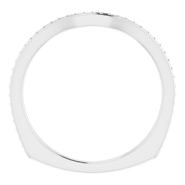 Band Mounting for 7 mm Square Ring view 2
