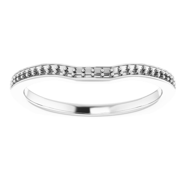 Band Mounting for 7 mm Square Ring view 3