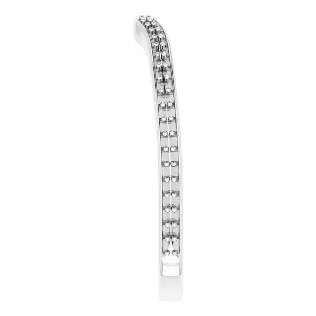 Band Mounting for 7 mm Square Ring view 4