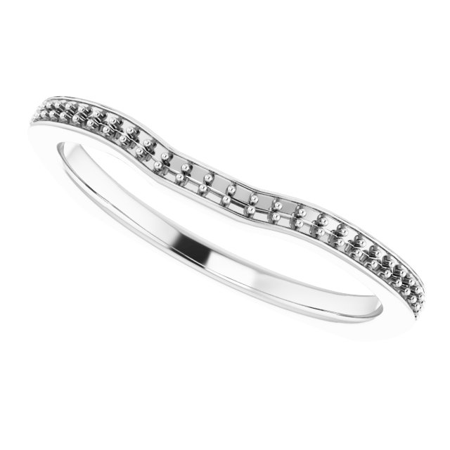 Band Mounting for 7 mm Square Ring view 5